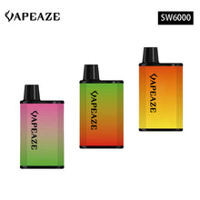 Load image into Gallery viewer, vape disposable vapes pen electric cigarette e cigarette SW6000  6000PUFSS