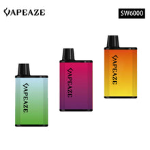 Load image into Gallery viewer, vape disposable vapes pen electric cigarette e cigarette SW6000  6000PUFSS